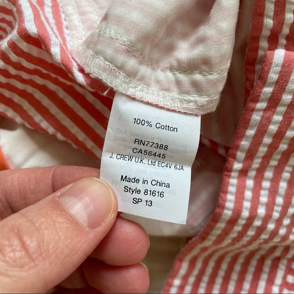 J.Crew Factory Seersucker Shorts - Picture 7 of 8
